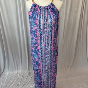 Lilly Pulitzer Bingham Midi Dress Size Small Shortened to midi